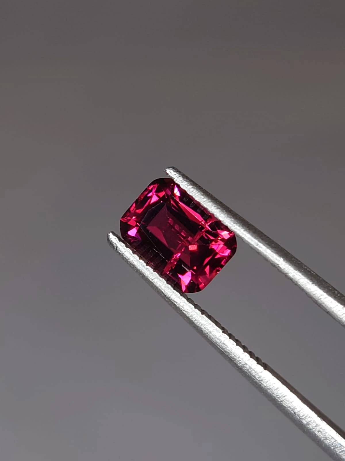 1.41ct Natural Long Cushion Cut Rhodolite Garnet from Tanzania — view 6